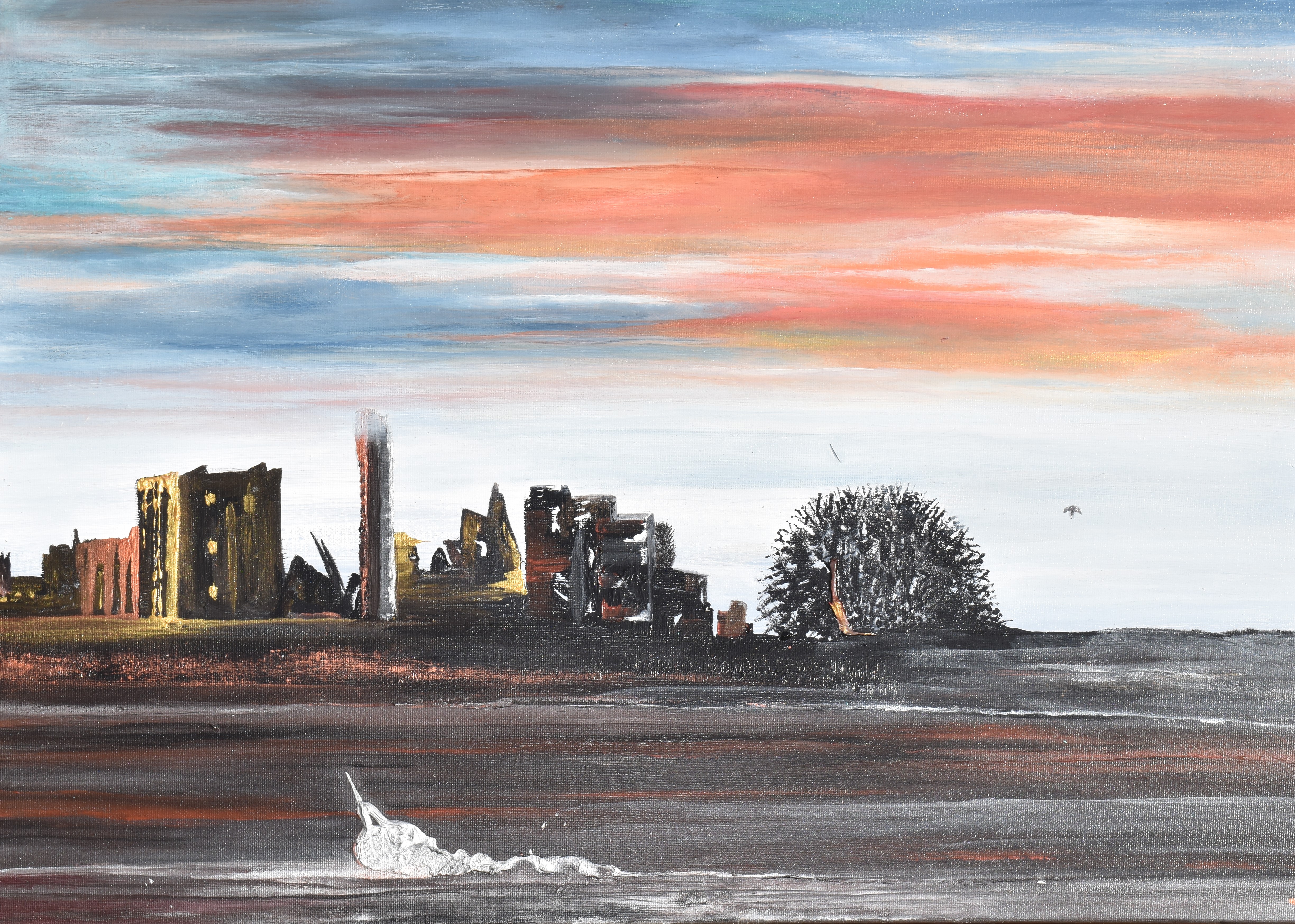 Peinture acrylique Chaos et Renouveau La mélodie des étoiles