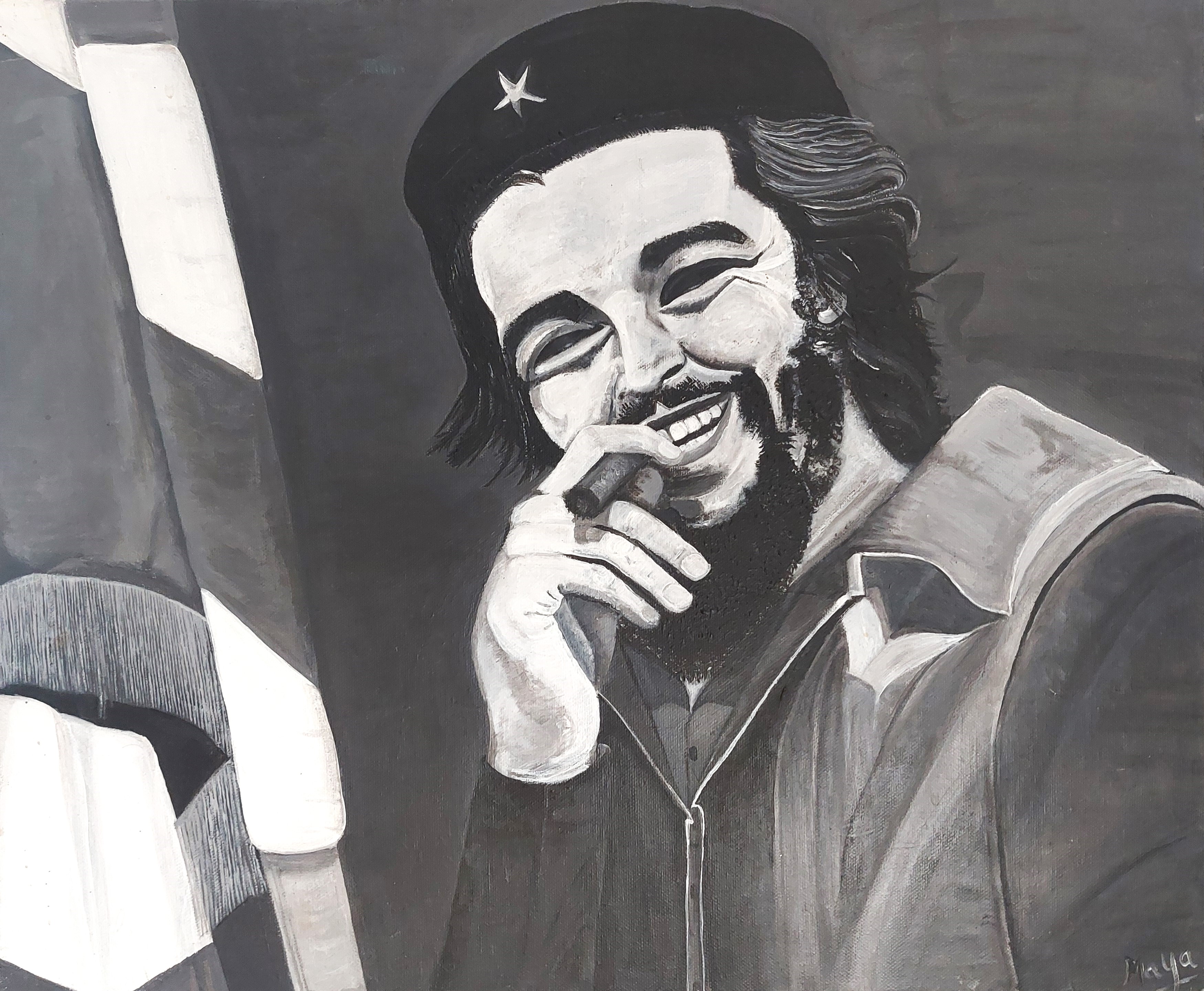 Peinture acrylique Et après ? La mélodie des étoiles