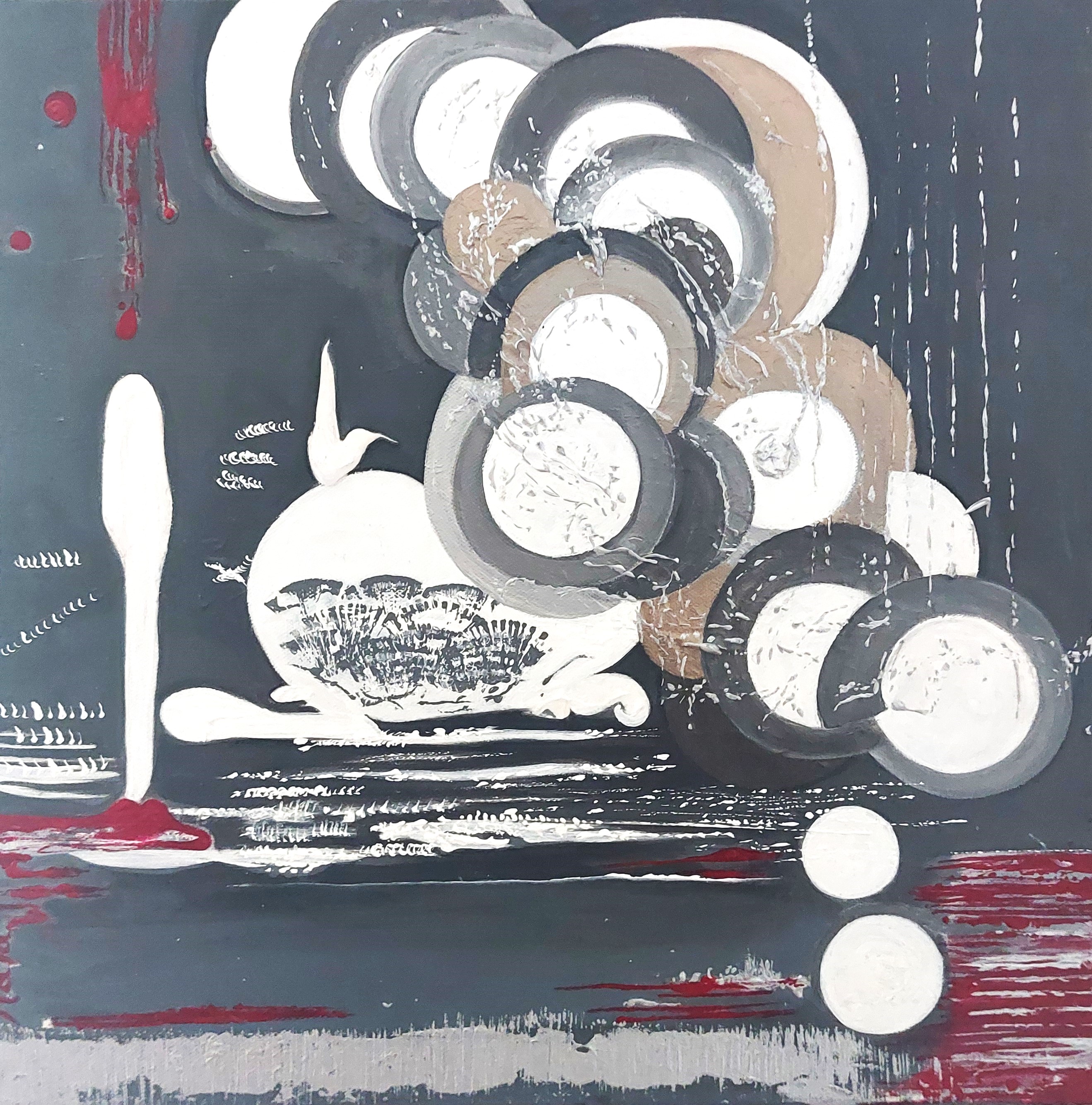 Peinture acrylique - Lola - La mélodie des étoiles